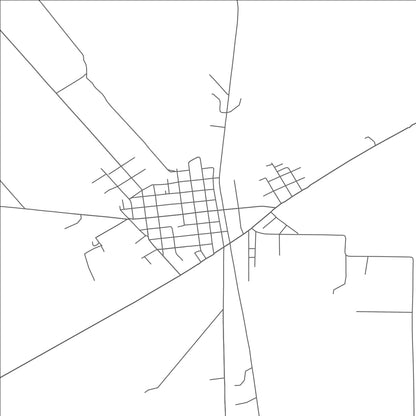 ROAD MAP OF NORMANGEE, TEXAS BY MAPBAKES