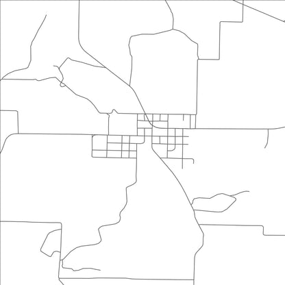 ROAD MAP OF NOVICE, TEXAS BY MAPBAKES