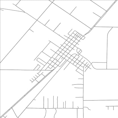 ROAD MAP OF ODEM, TEXAS BY MAPBAKES