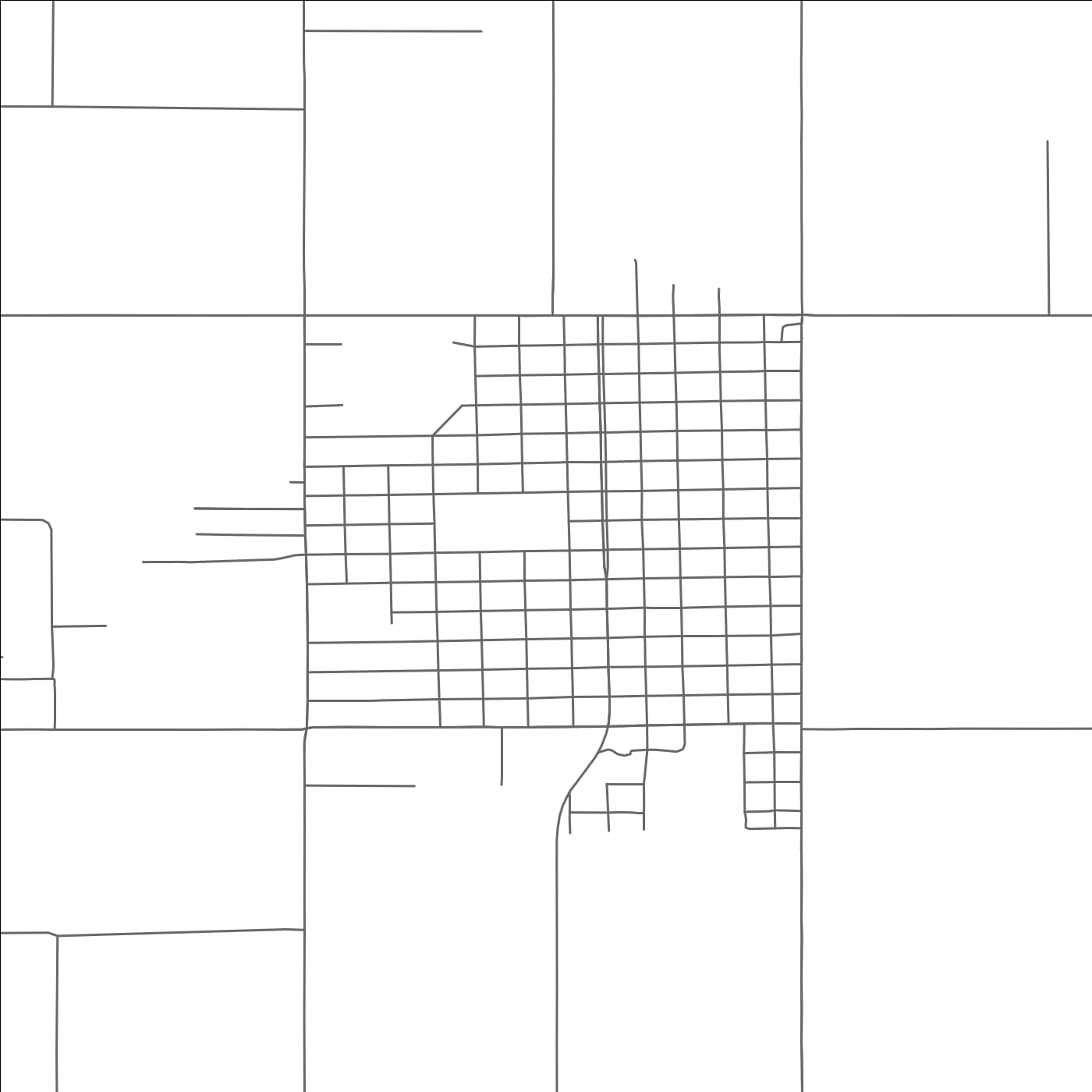 ROAD MAP OF OLTON, TEXAS BY MAPBAKES