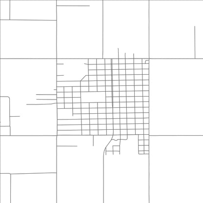 ROAD MAP OF OLTON, TEXAS BY MAPBAKES