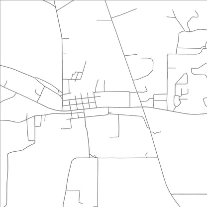 ROAD MAP OF OMAHA, TEXAS BY MAPBAKES