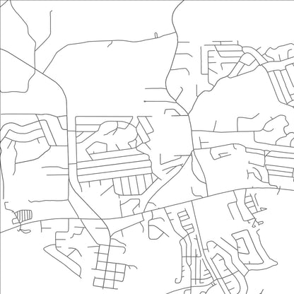 ROAD MAP OF ONALASKA, TEXAS BY MAPBAKES