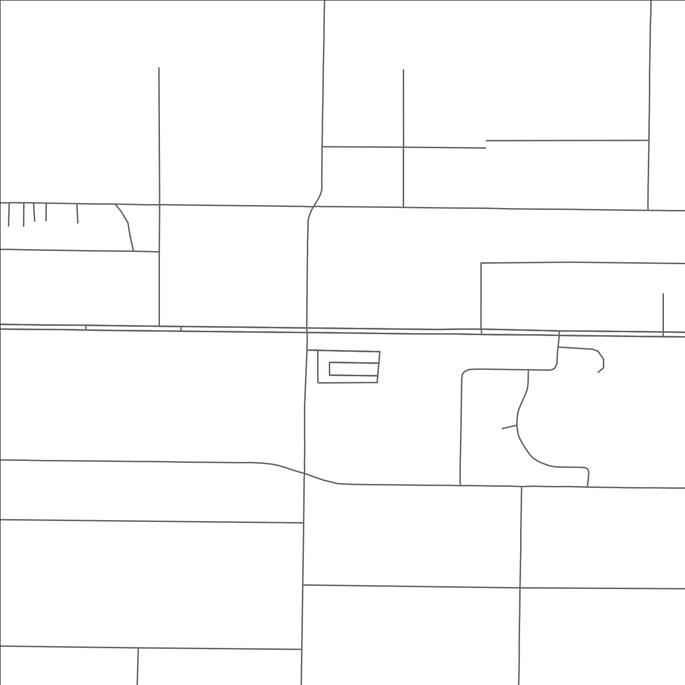 ROAD MAP OF OPDYKE WEST, TEXAS BY MAPBAKES