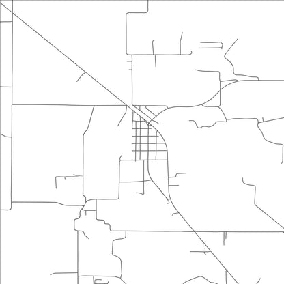 ROAD MAP OF PARADISE, TEXAS BY MAPBAKES