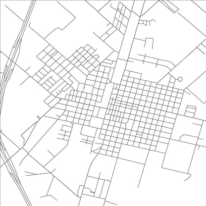 ROAD MAP OF PEARSALL, TEXAS BY MAPBAKES