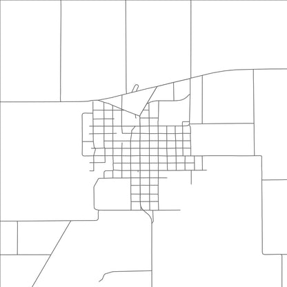 ROAD MAP OF PETERSBURG, TEXAS BY MAPBAKES