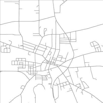 ROAD MAP OF PITTSBURG, TEXAS BY MAPBAKES