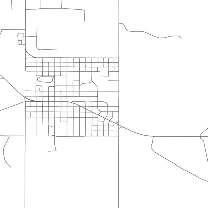 ROAD MAP OF PLAINS, TEXAS BY MAPBAKES