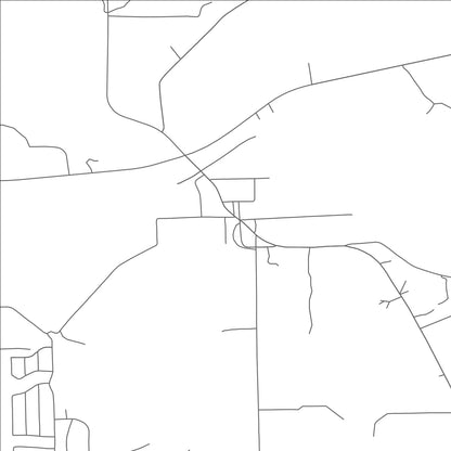 ROAD MAP OF PLANTERSVILLE, TEXAS BY MAPBAKES