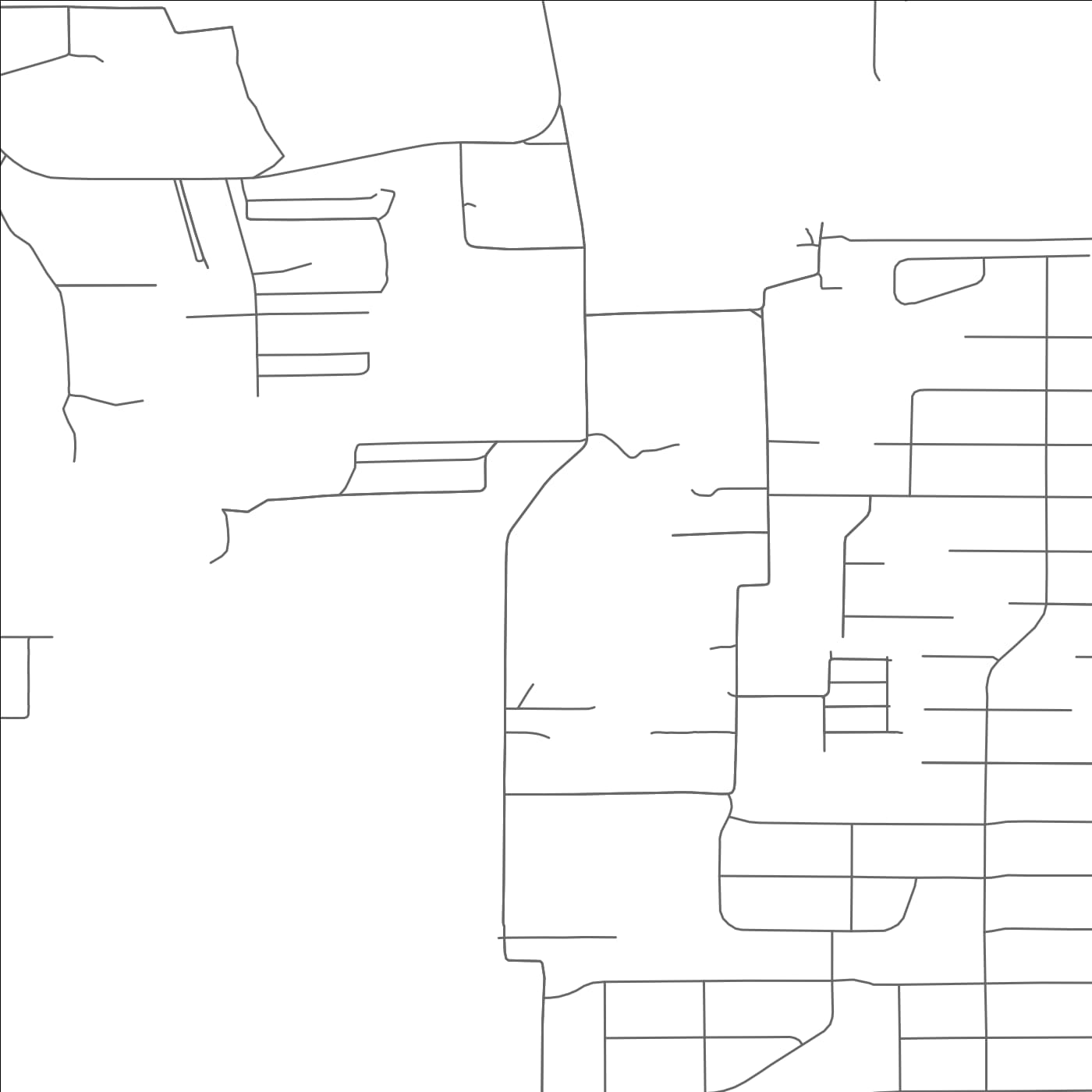 ROAD MAP OF PLUM GROVE, TEXAS BY MAPBAKES