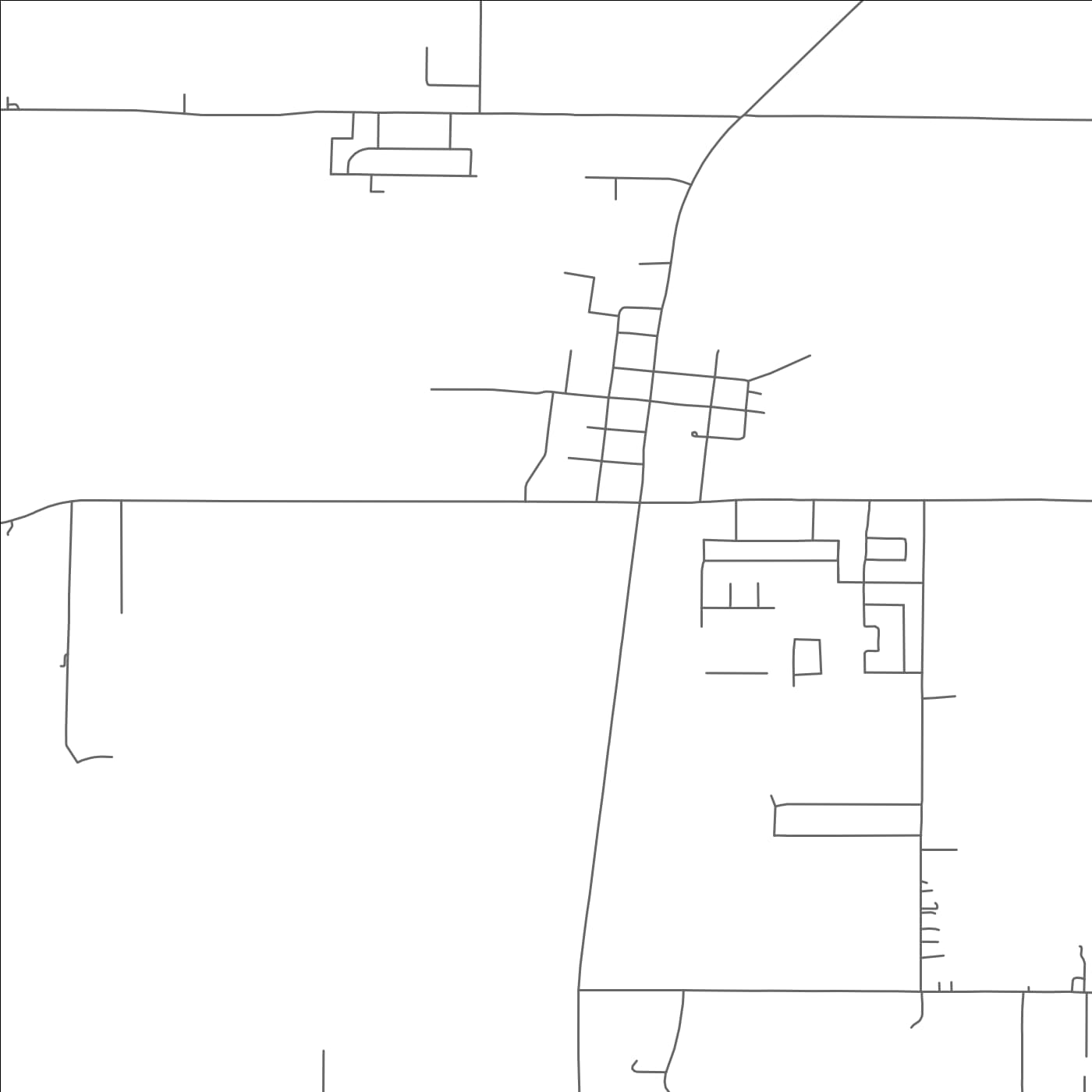 ROAD MAP OF PONDER, TEXAS BY MAPBAKES