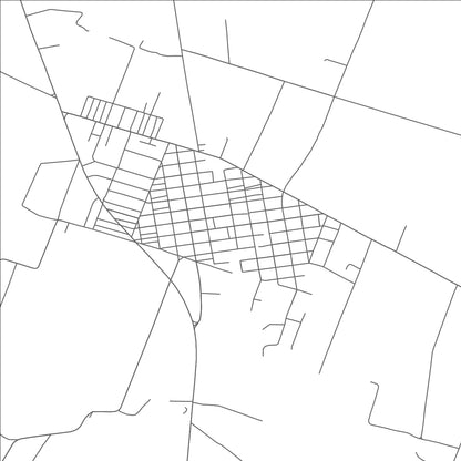 ROAD MAP OF POTEET, TEXAS BY MAPBAKES