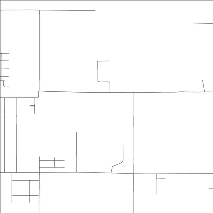 ROAD MAP OF POTOSI, TEXAS BY MAPBAKES