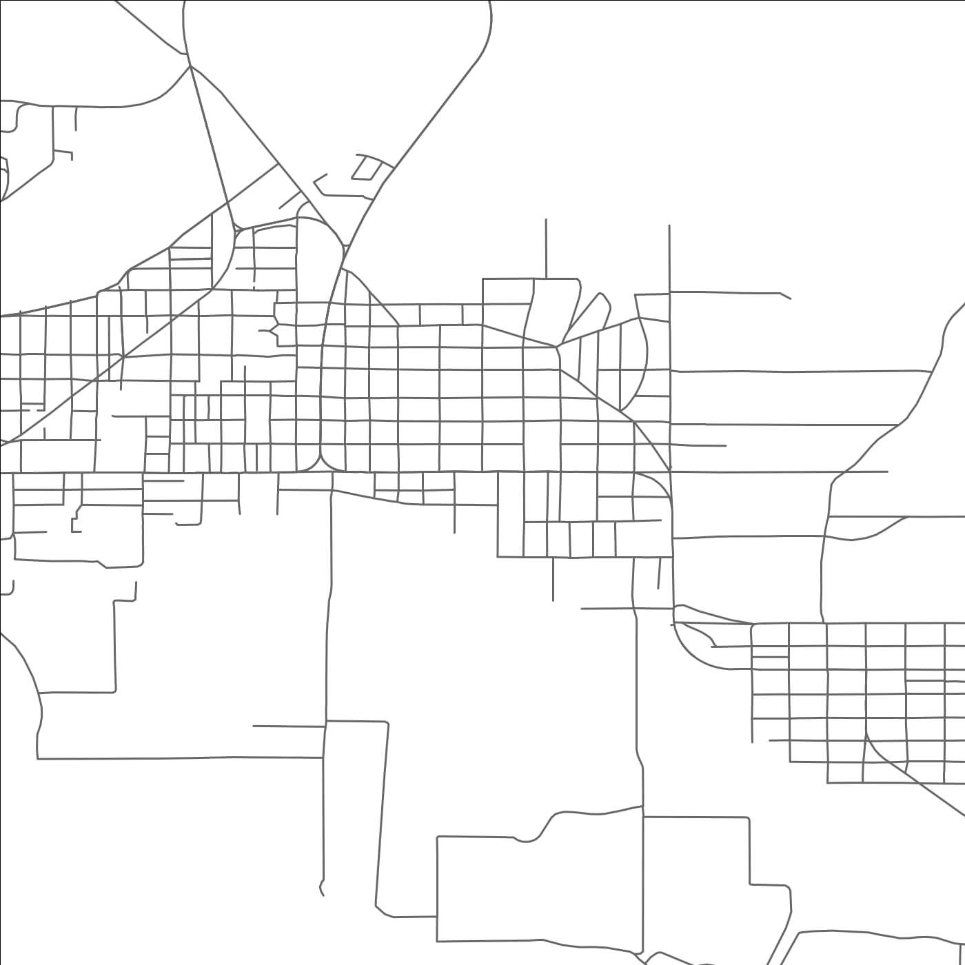 ROAD MAP OF PRESIDIO, TEXAS BY MAPBAKES