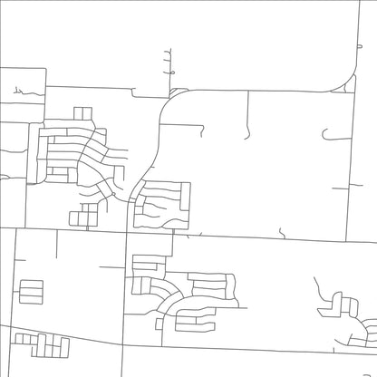 ROAD MAP OF PROVIDENCE VILLAGE, TEXAS BY MAPBAKES