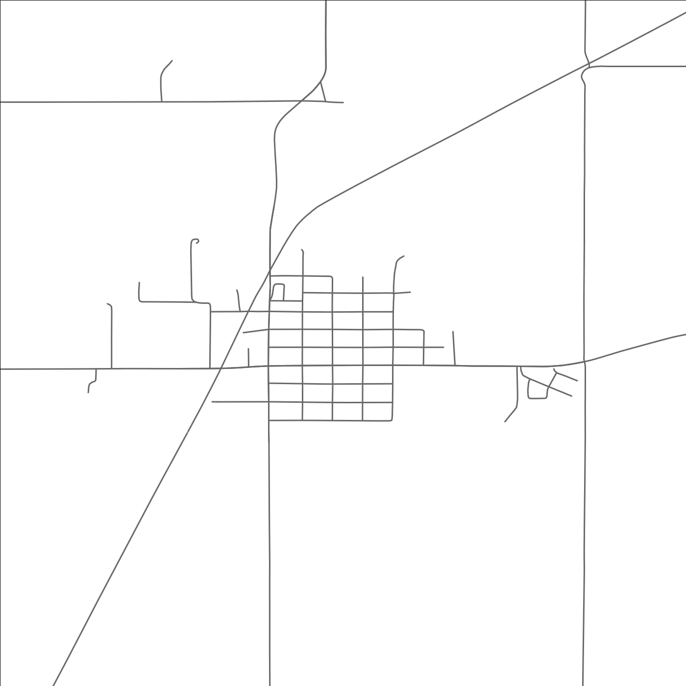 ROAD MAP OF QUITAQUE, TEXAS BY MAPBAKES