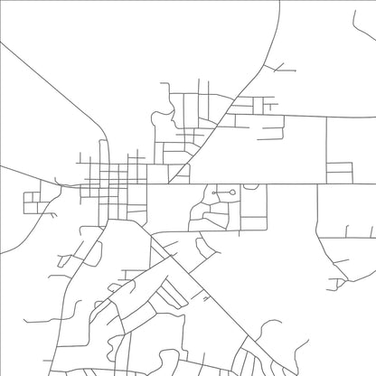 ROAD MAP OF QUITMAN, TEXAS BY MAPBAKES