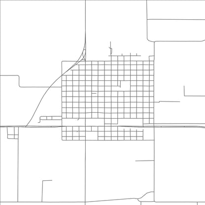 ROAD MAP OF RALLS, TEXAS BY MAPBAKES