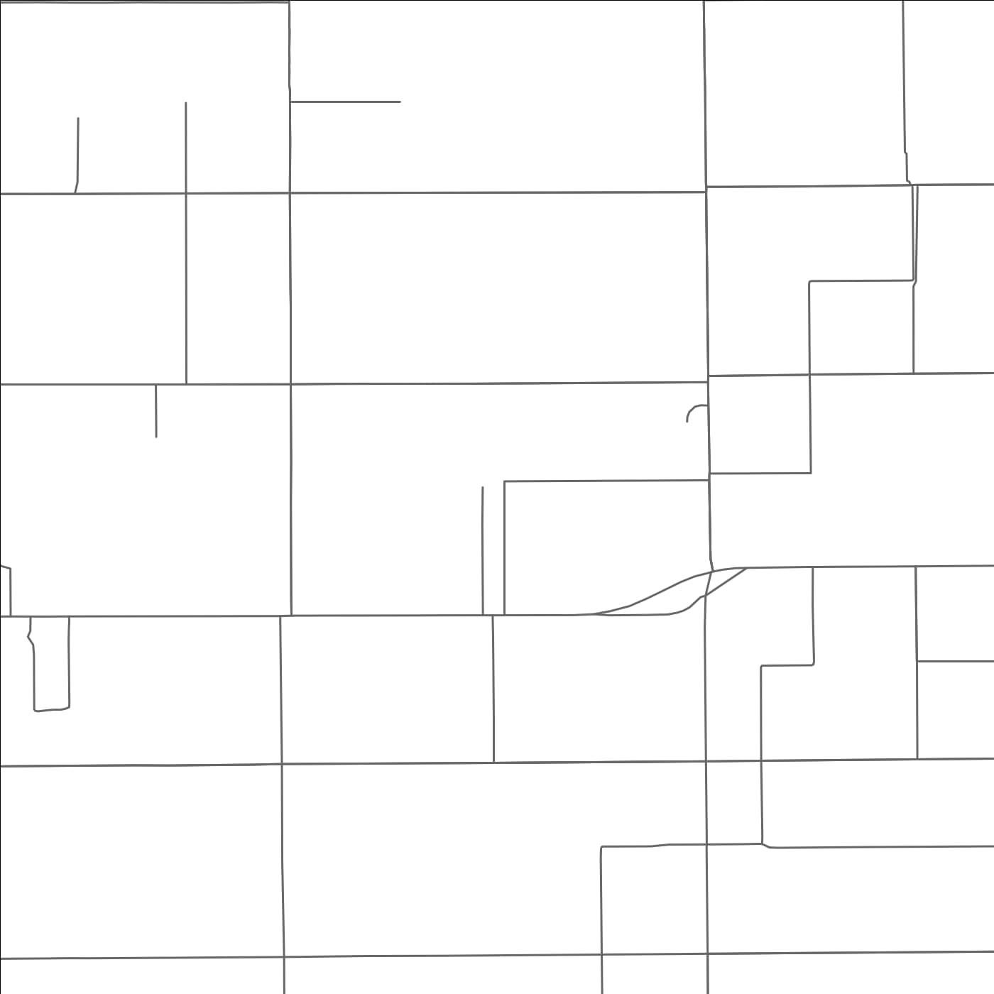 ROAD MAP OF RANCHETTE ESTATES, TEXAS BY MAPBAKES