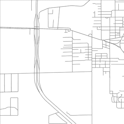 ROAD MAP OF RANCHO ALEGRE, TEXAS BY MAPBAKES