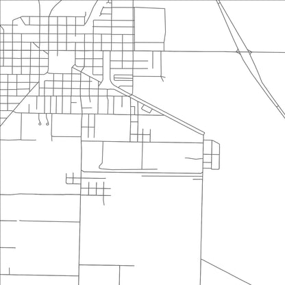 ROAD MAP OF RANCHO CHICO, TEXAS BY MAPBAKES