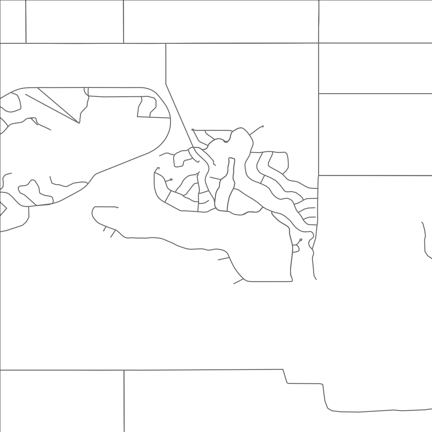 ROAD MAP OF RANSOM CANYON, TEXAS BY MAPBAKES