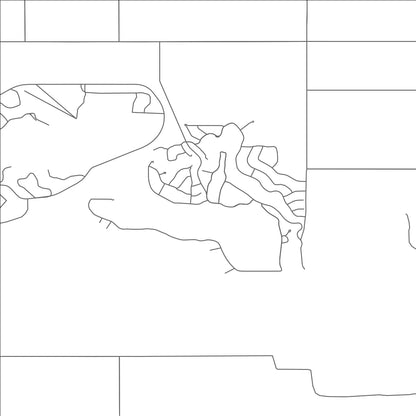 ROAD MAP OF RANSOM CANYON, TEXAS BY MAPBAKES