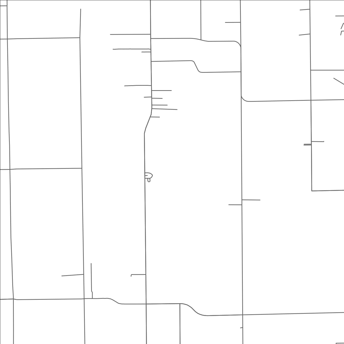 ROAD MAP OF RATAMOSA, TEXAS BY MAPBAKES