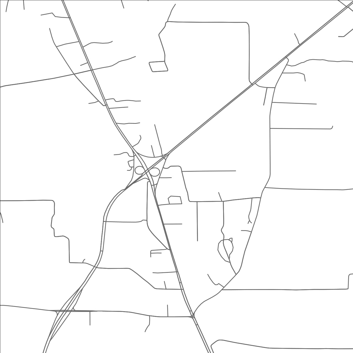 ROAD MAP OF REDFIELD, TEXAS BY MAPBAKES