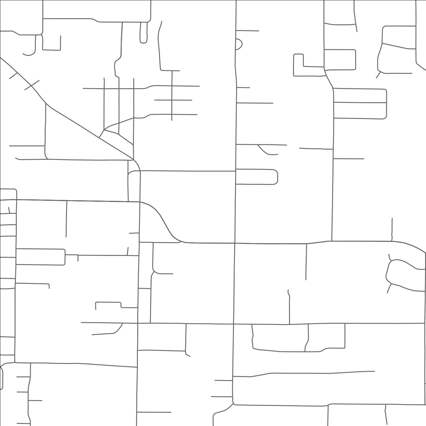 ROAD MAP OF RENDON, TEXAS BY MAPBAKES