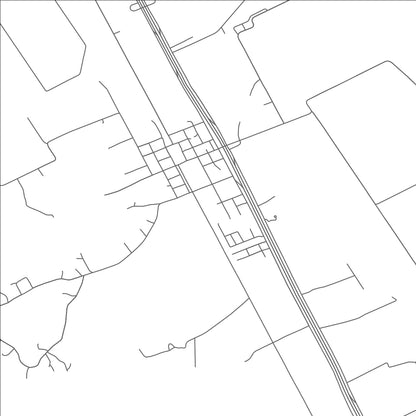 ROAD MAP OF RICE, TEXAS BY MAPBAKES