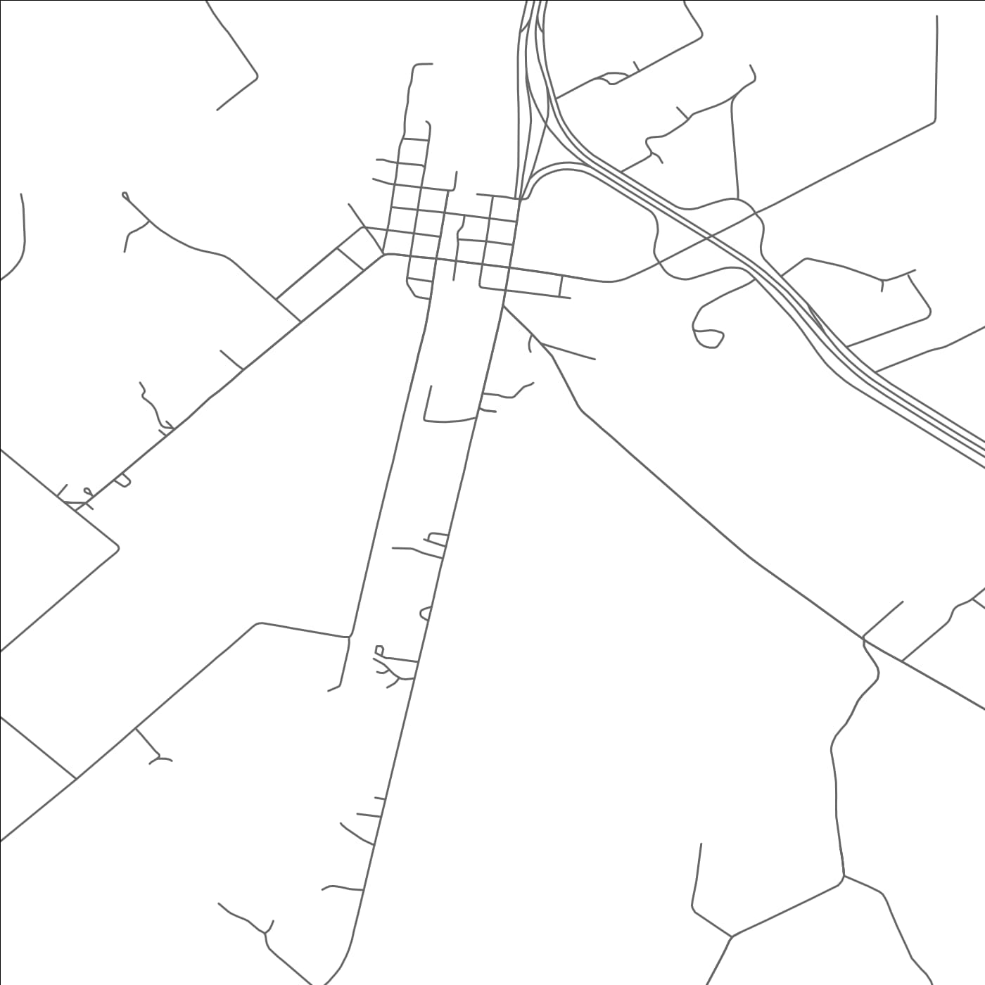 ROAD MAP OF RICHLAND, TEXAS BY MAPBAKES