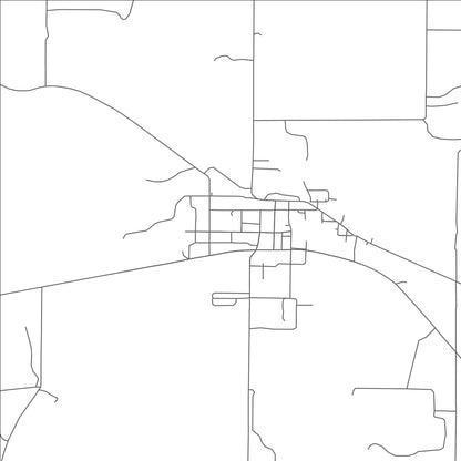 ROAD MAP OF RICHLAND SPRINGS, TEXAS BY MAPBAKES