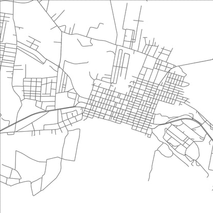 ROAD MAP OF RIO GRANDE CITY, TEXAS BY MAPBAKES