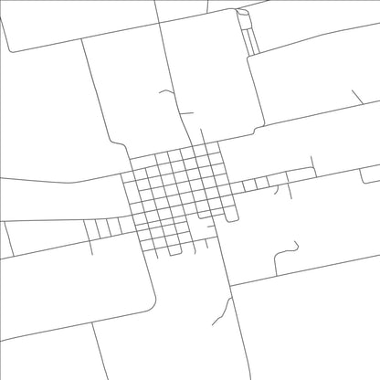 ROAD MAP OF ROBY, TEXAS BY MAPBAKES