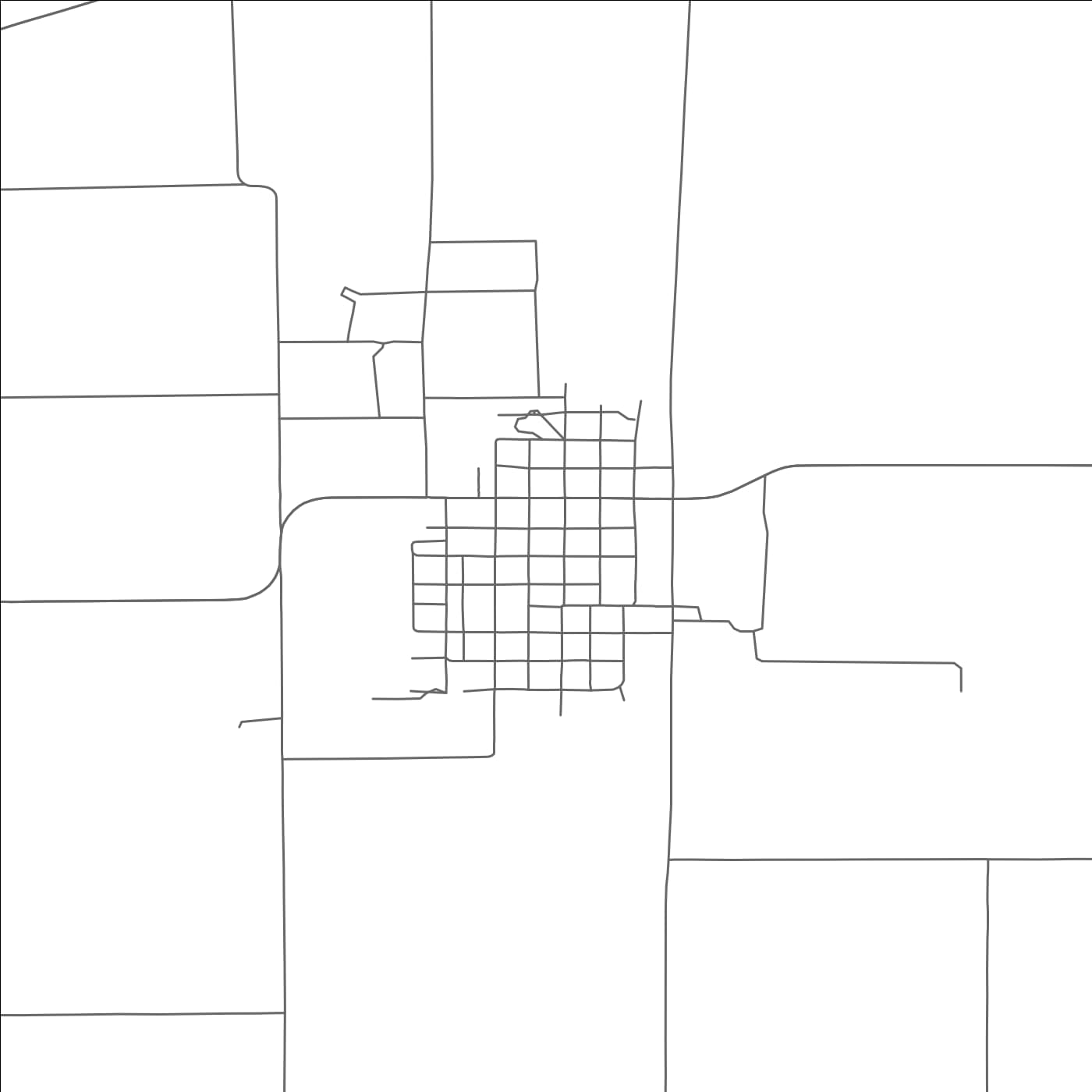 ROAD MAP OF ROCHESTER, TEXAS BY MAPBAKES