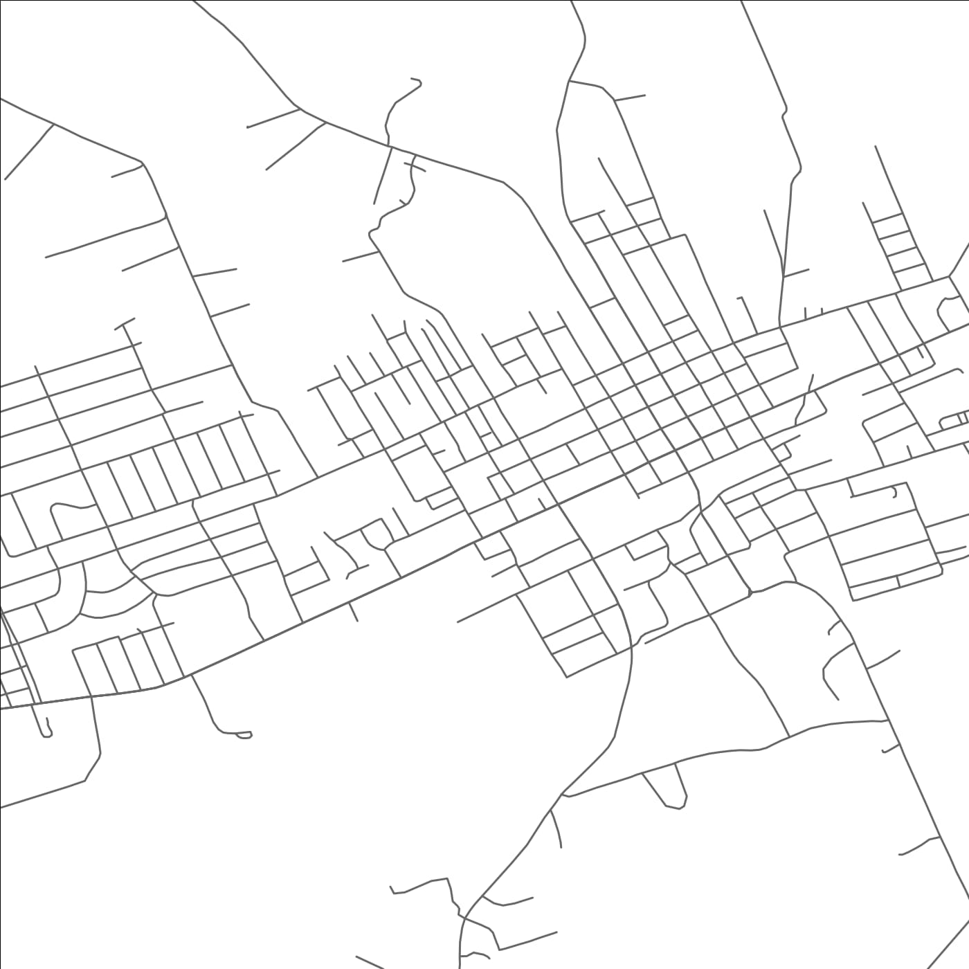 ROAD MAP OF ROCKDALE, TEXAS BY MAPBAKES