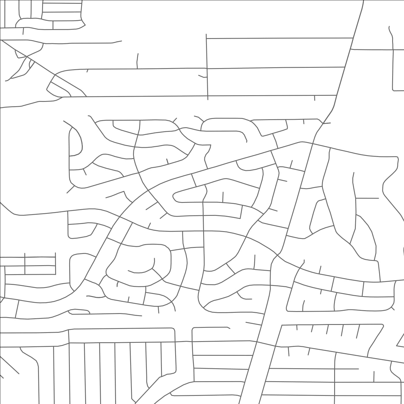 ROAD MAP OF ROMAN FOREST, TEXAS BY MAPBAKES