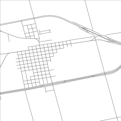 ROAD MAP OF ROSCOE, TEXAS BY MAPBAKES