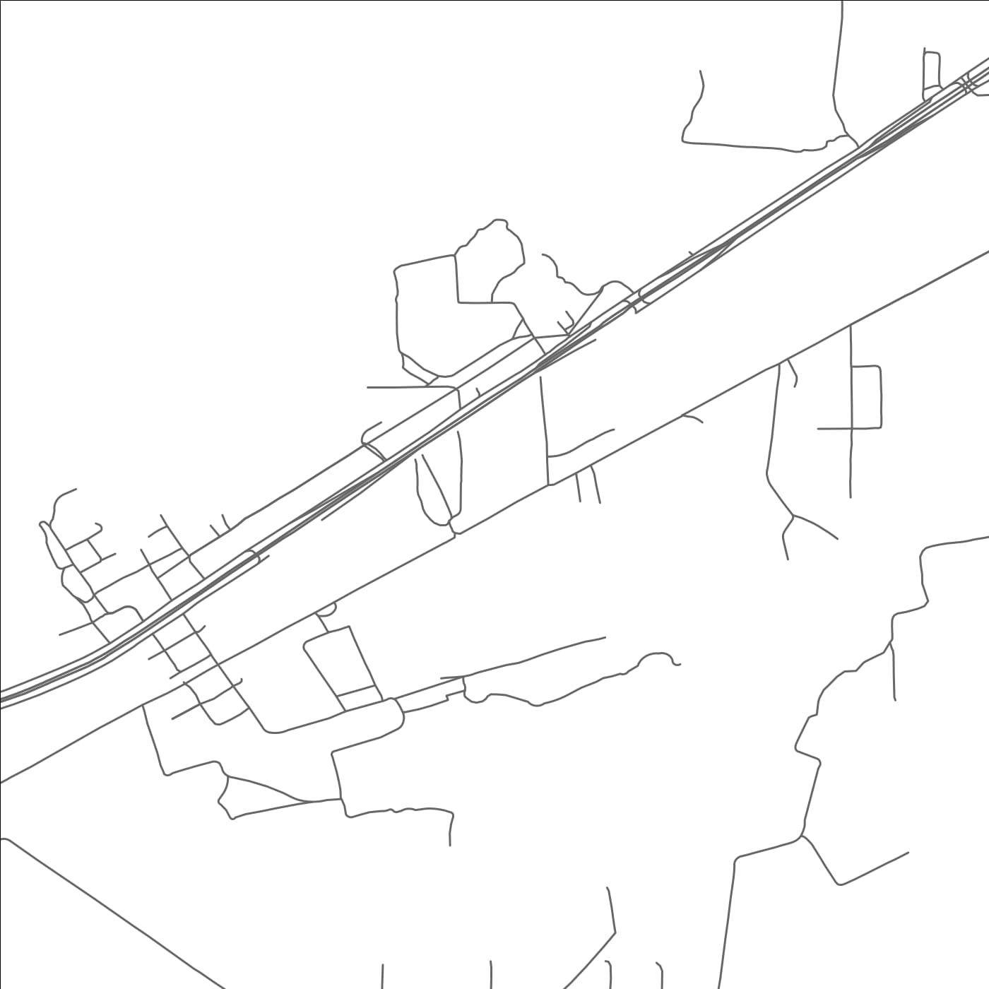 ROAD MAP OF ROSE CITY, TEXAS BY MAPBAKES