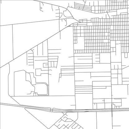 ROAD MAP OF ROSENBERG, TEXAS BY MAPBAKES