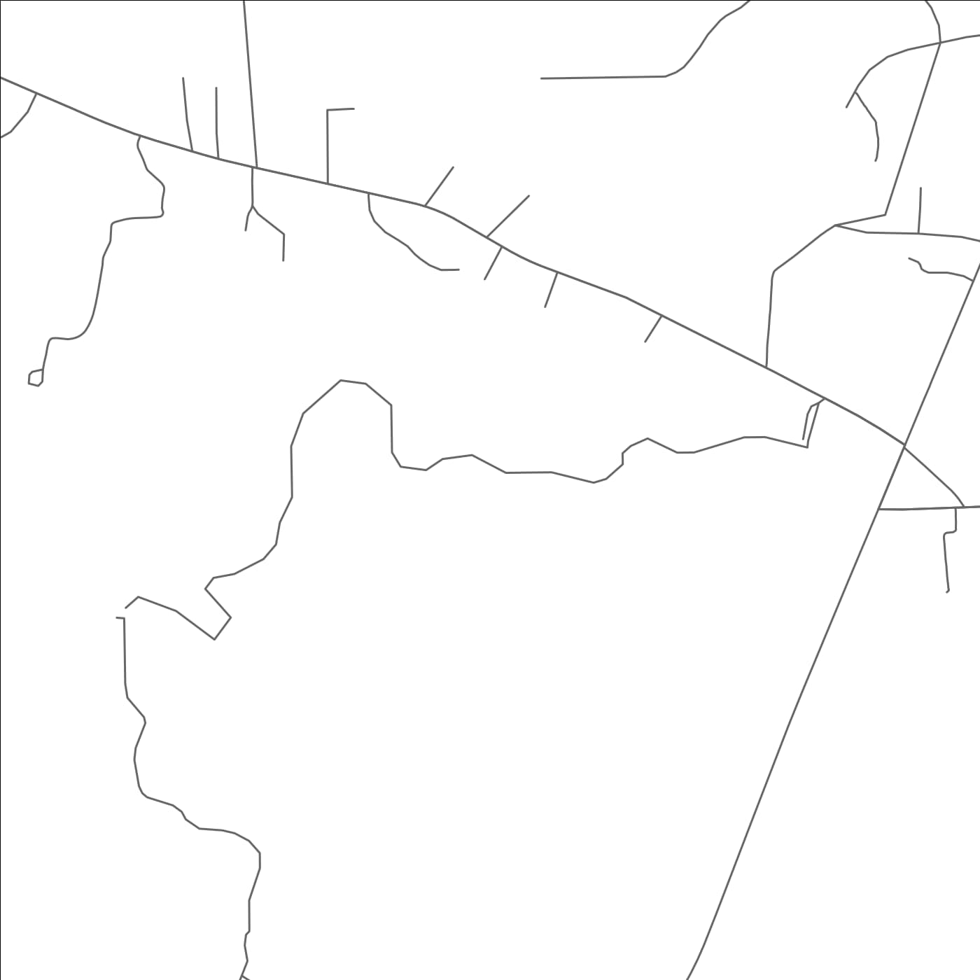 ROAD MAP OF ROUND MOUNTAIN, TEXAS BY MAPBAKES