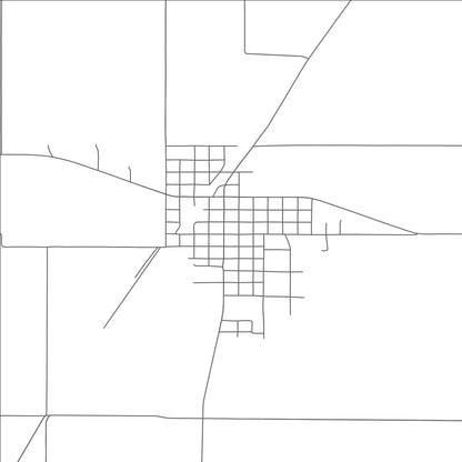 ROAD MAP OF RULE, TEXAS BY MAPBAKES