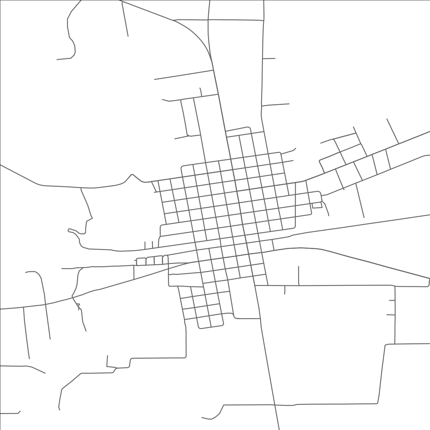 ROAD MAP OF SABINAL, TEXAS BY MAPBAKES