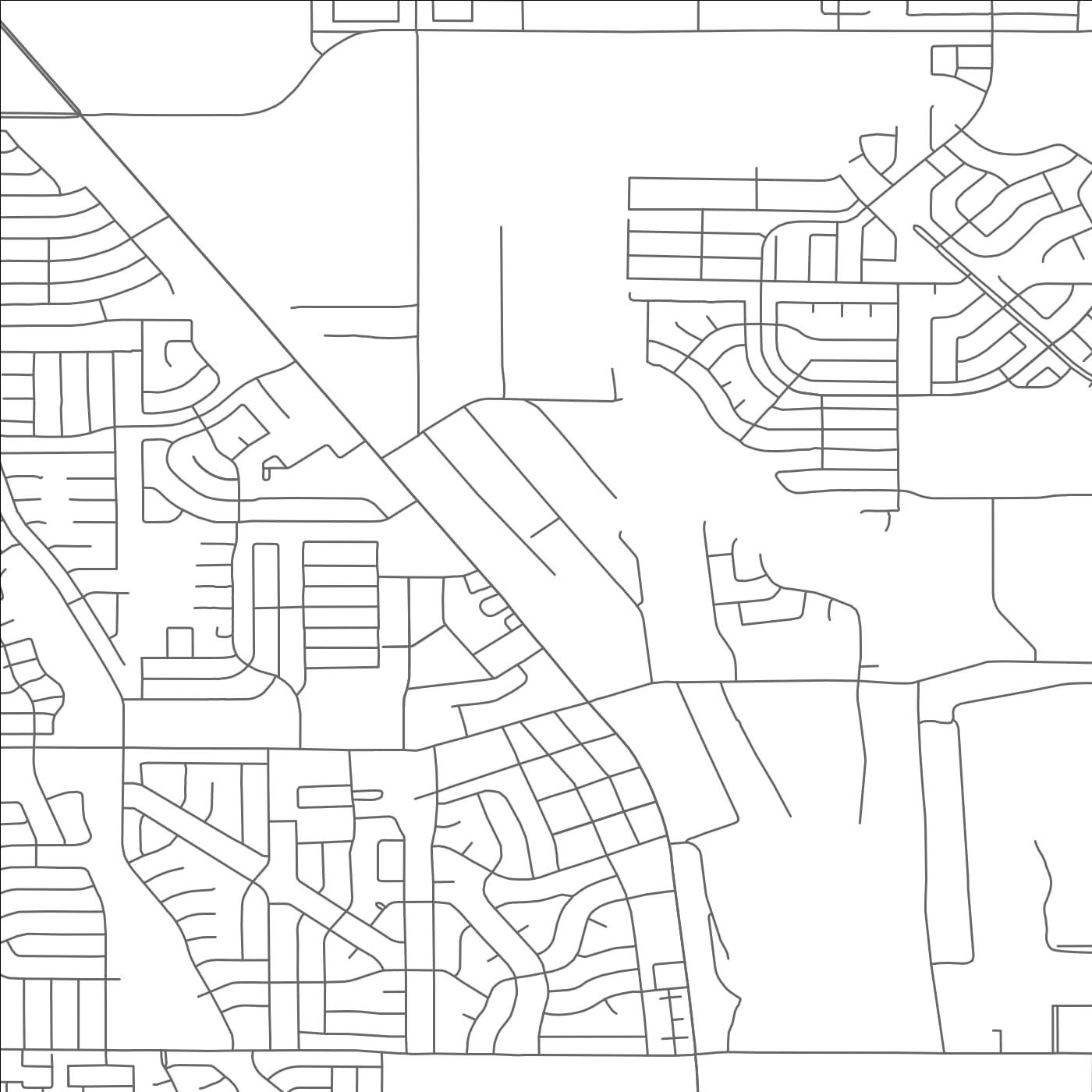 ROAD MAP OF SAGINAW, TEXAS BY MAPBAKES