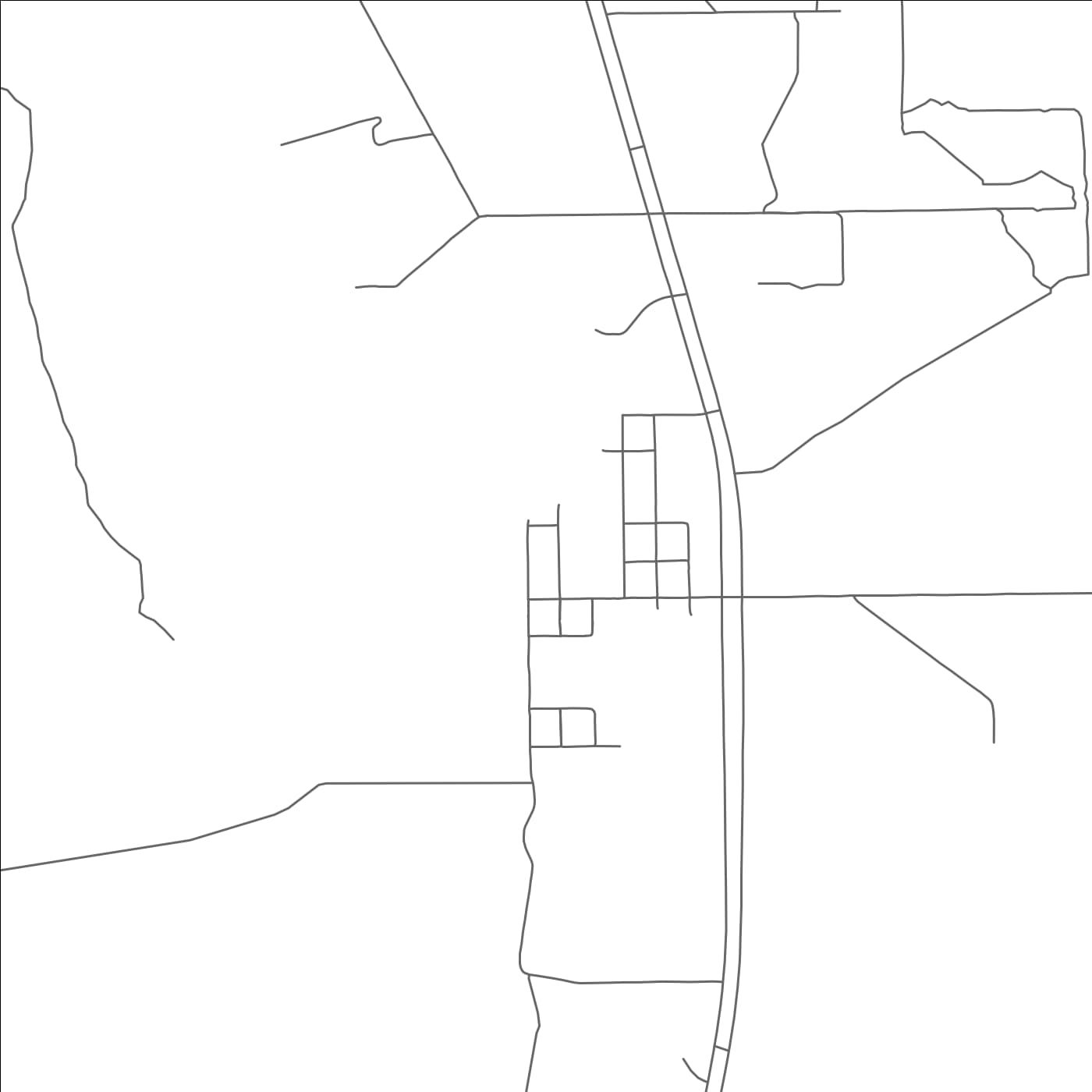 ROAD MAP OF SARITA, TEXAS BY MAPBAKES