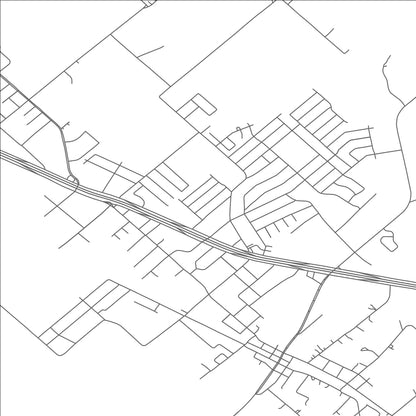 ROAD MAP OF SEAGOVILLE, TEXAS BY MAPBAKES