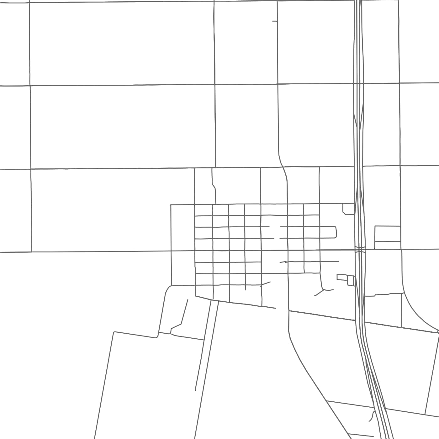 ROAD MAP OF SEBASTIAN, TEXAS BY MAPBAKES