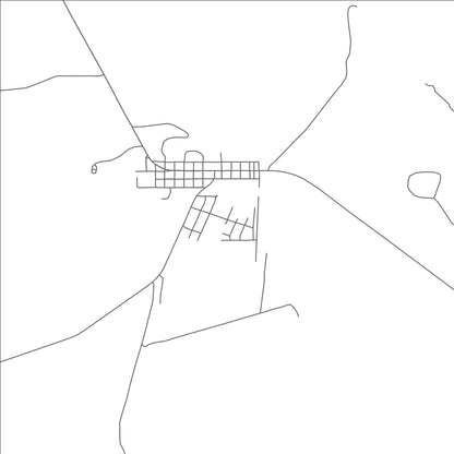 ROAD MAP OF SHEFFIELD, TEXAS BY MAPBAKES